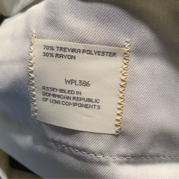 NWT Reed St. James Men's Dress Pants Size 34 X 30 Grey, With Belt, Vintage(?) - Picture 7 of 10